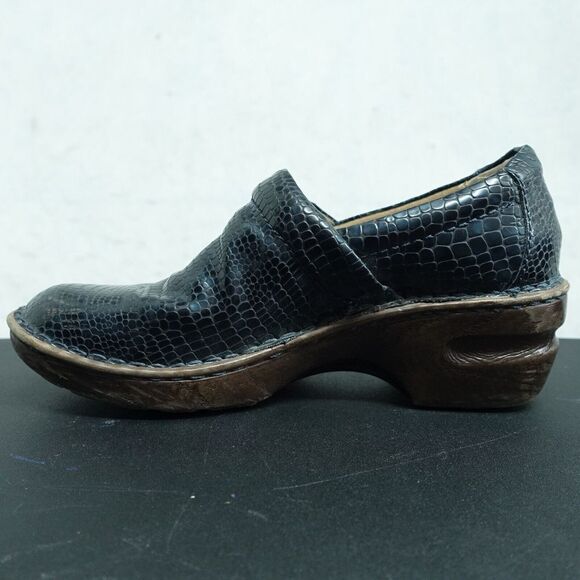 B.O.C. Born Concept C45773 Comfort Shoes Women Size US 7 M Black Leather Slip On - Picture 3 of 12